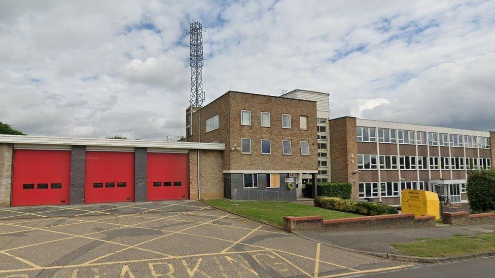 The old Tilehurst Fire Station at 103 Dee Road, Reading