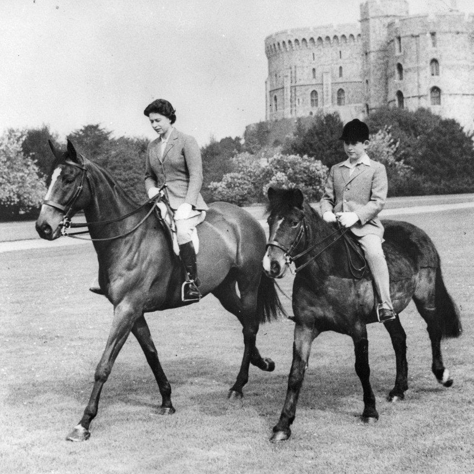 The Queen and Prince of Wales