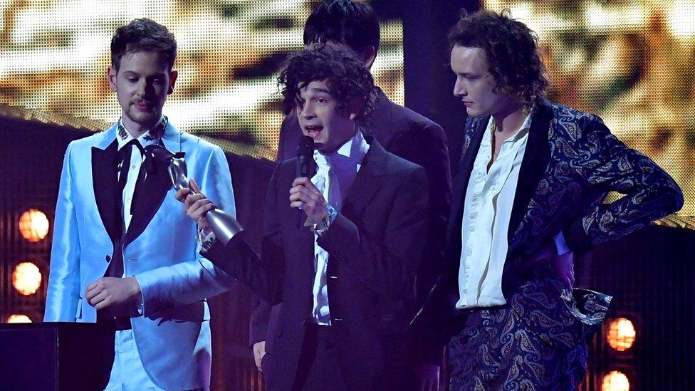 The 1975 picking up best British group