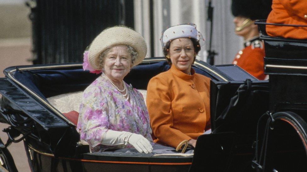 The Queen Mother and Princess Margaret in 1981