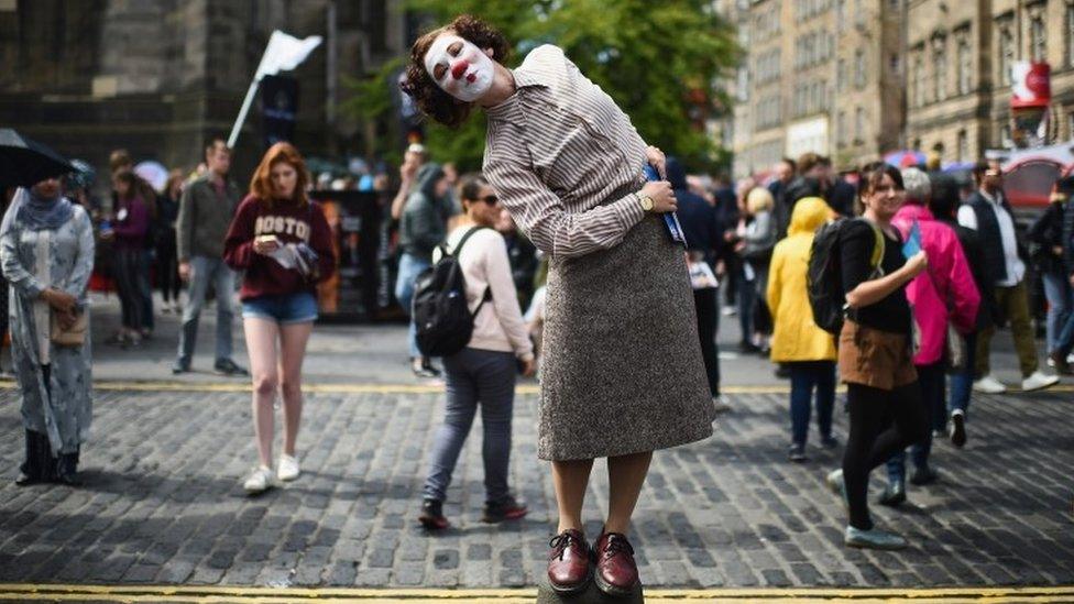 Edinburgh Festival Fringe performer