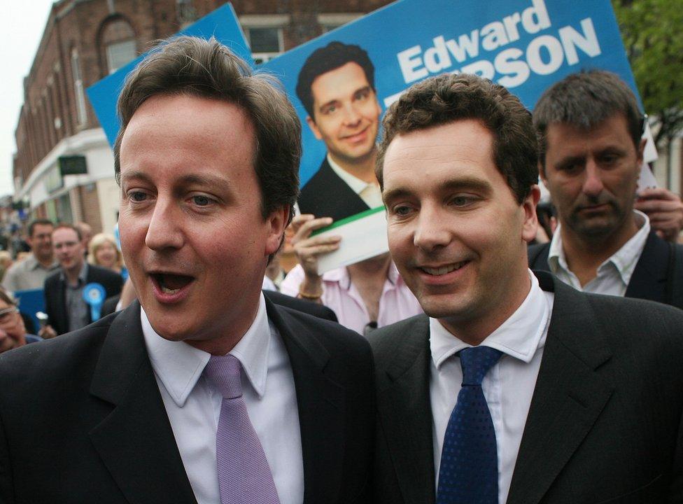 David Cameron and Edward Timpson