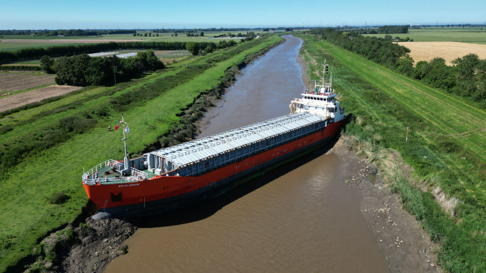 The Baltic Arrow is currently in Wisbech, Cambridgeshire