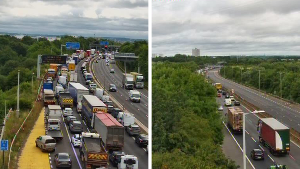 National Highways CCTV cameras on M6