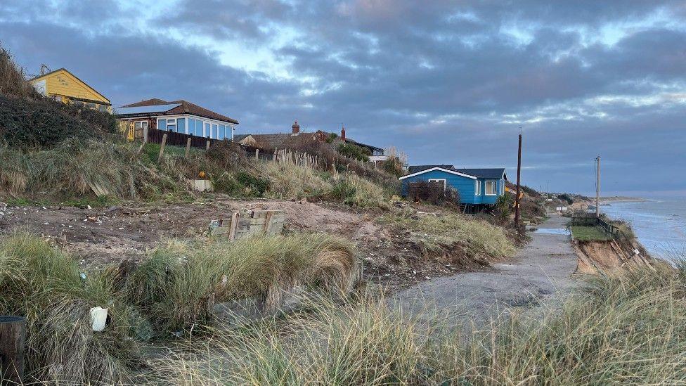 Houses at the Marrams in Hemsby