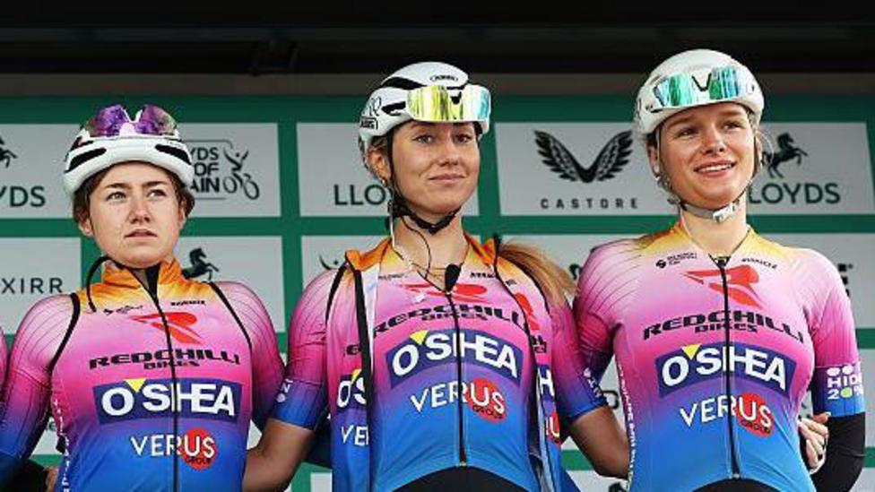 Rider 'nearly hit' by car on day one of Tour of Britain Women