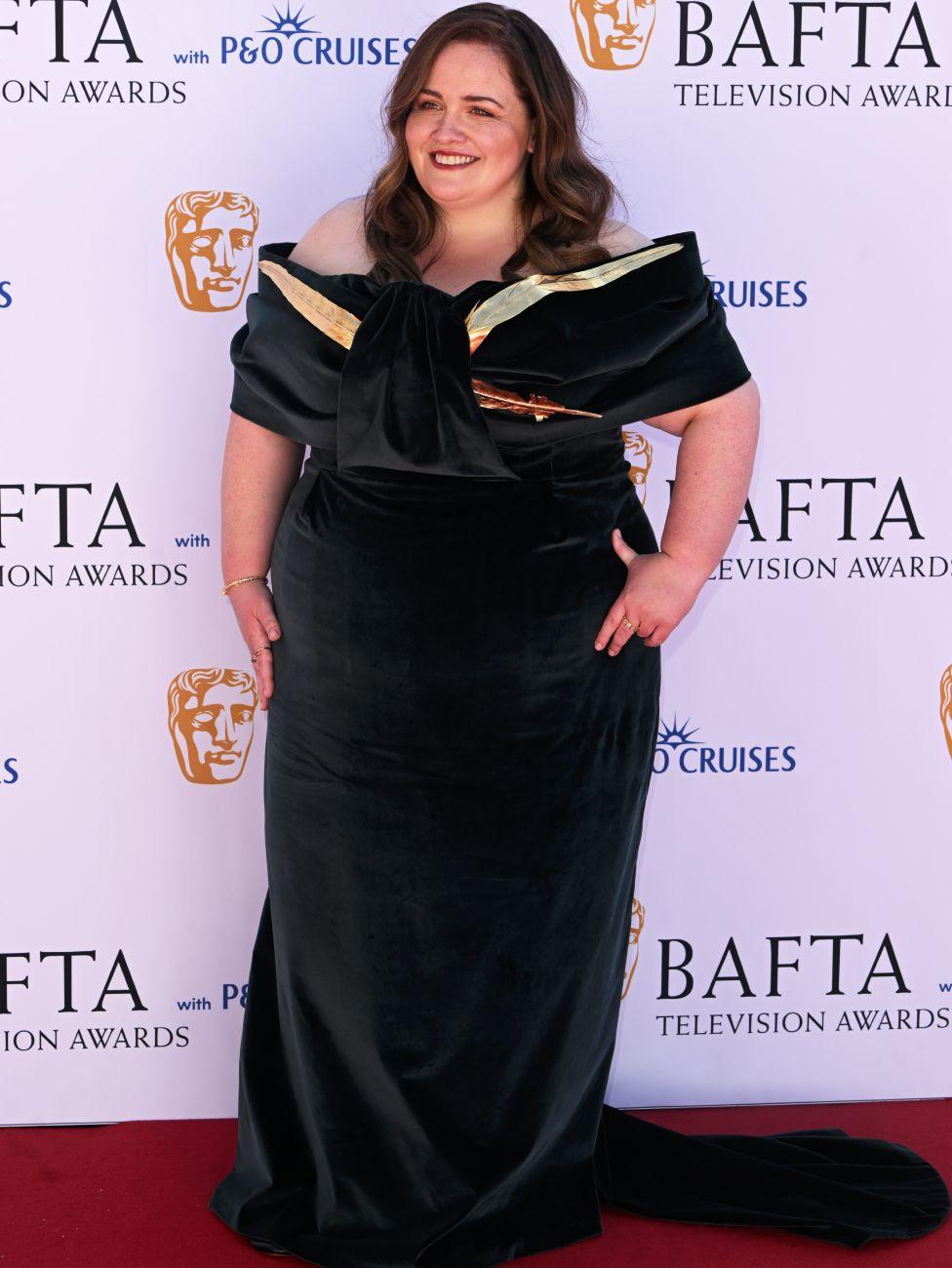 Jessica Gunning attends the 2025 BAFTA Television Awards with P&O Cruises at The Royal Festival Hall on May 11, 2025 in London, England