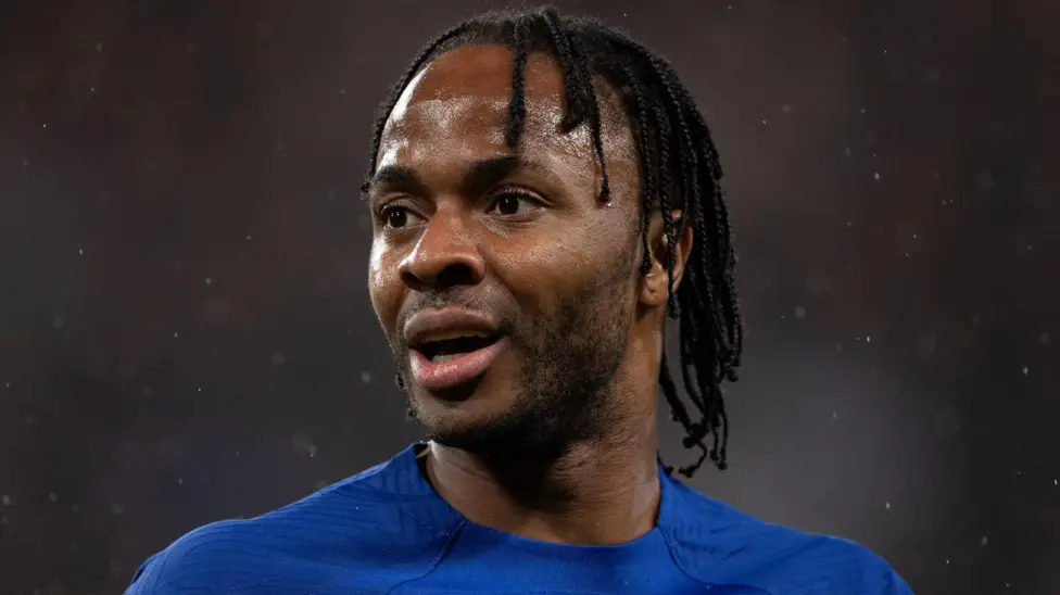 Raheem Sterling in action for Chelsea