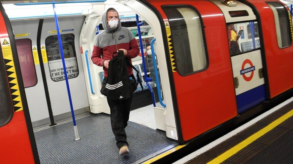 Passenger on Tube