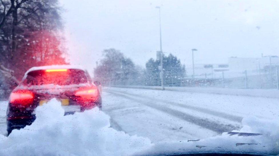 Snow in Aberdeen