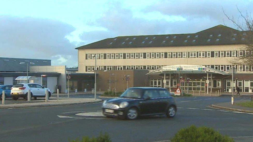 Withybush Hospital in Haverfordwest