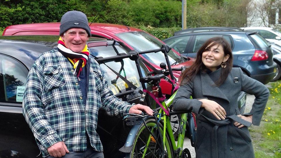 Adrian Toole and his late daughter Joanna