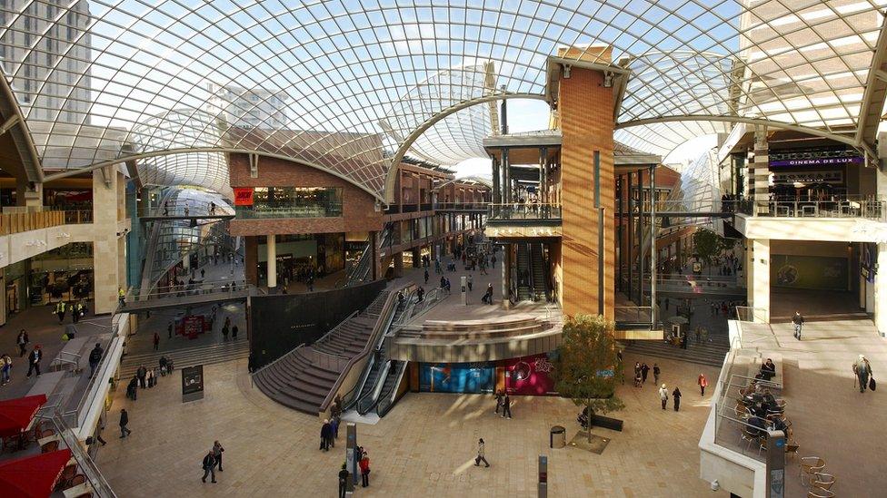 Cabot Circus shopping centre Bristol