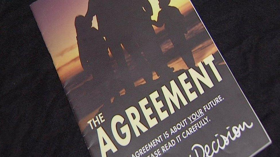 Good Friday Agreement booklet