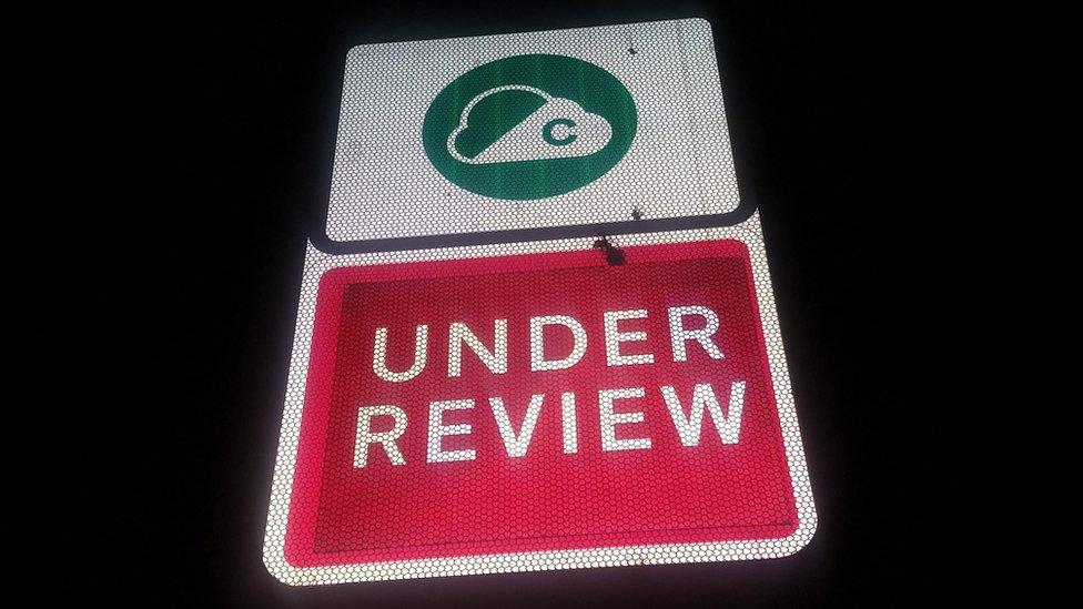 Under Review sticker