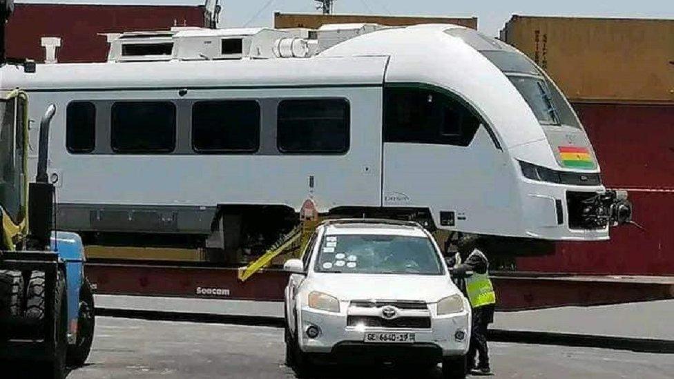 The new Diesel Multiple Unit (DMU) in Ghana