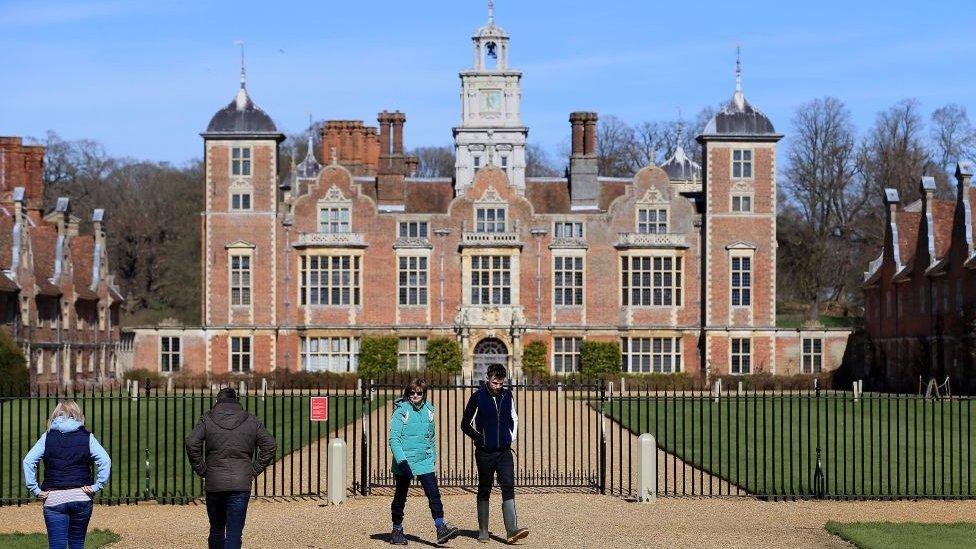 Blickling Hall, in Norfolk, is also highlighted in the report