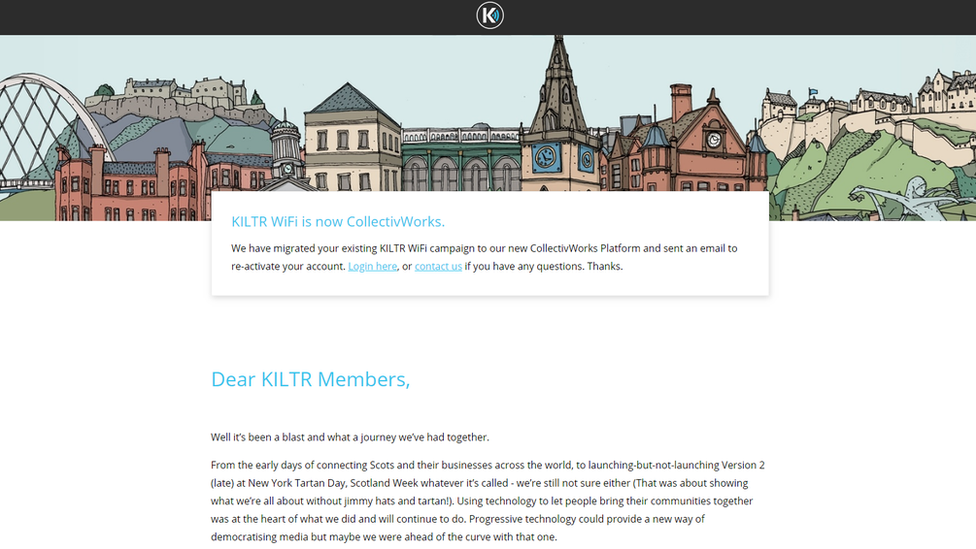 Kiltr website