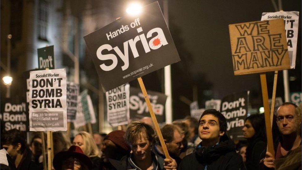 Syria protesters