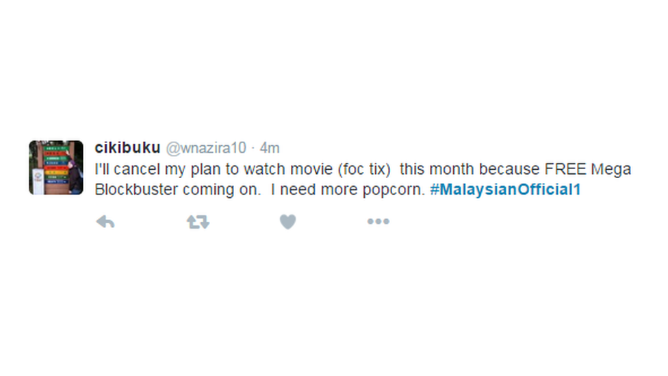 "I'll cancel my plan to watch movie this month because FREE Mega blockbuster coming on. I need more popcorn"