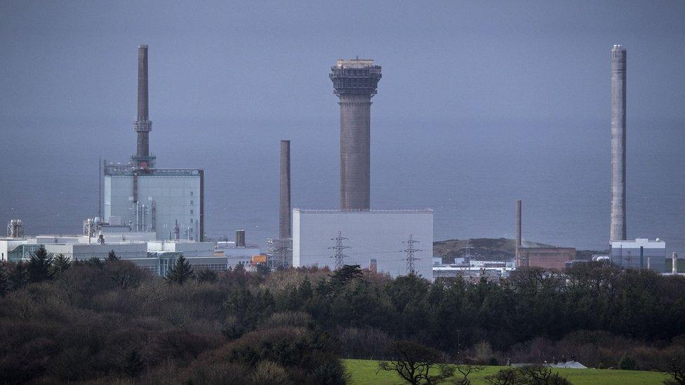 Picture of Sellafield nuclear power plant