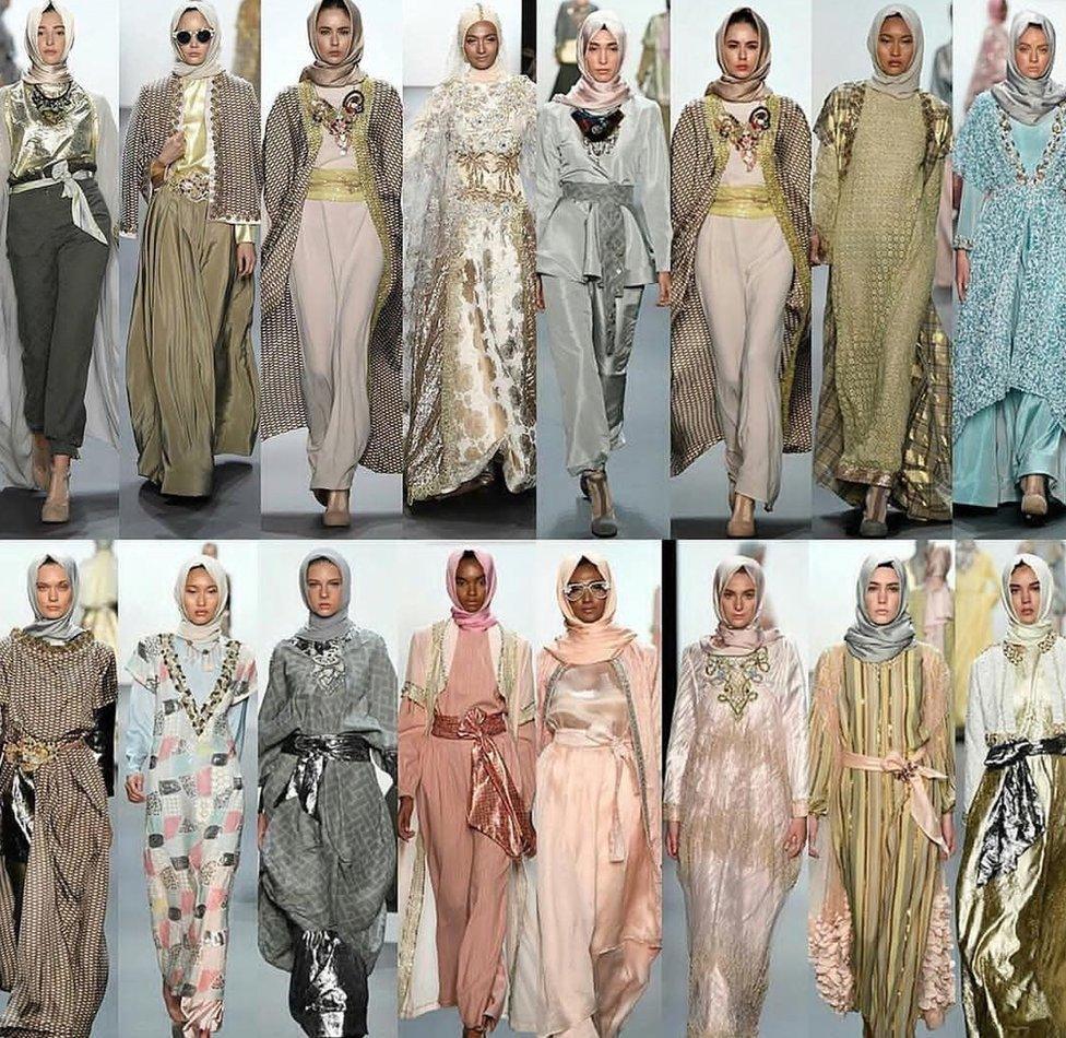 Anniesa Hasibuan collection at New York Fashion Week 2016