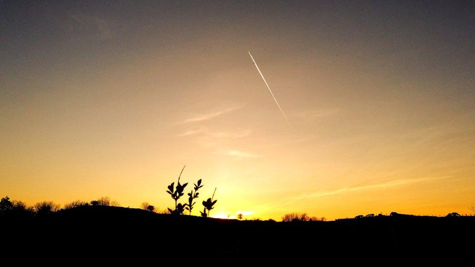 Sunset in Aberporth