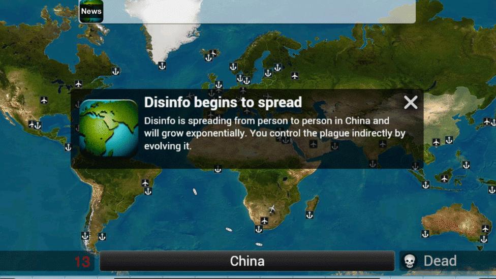 Screenshot from Plague Inc