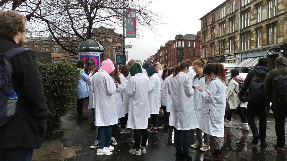 Students evacuated from Glasgow university buildings