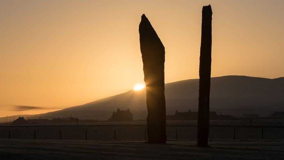 Standing stones Orkney