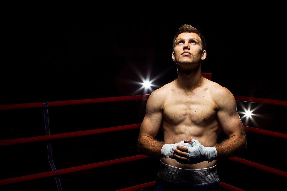 Jeff Horn poses poses during a portrait session at the 2012 Australian Olympic Games Boxing Team Announcement at the AIS on April 2, 2012 in Canberra, Australia.