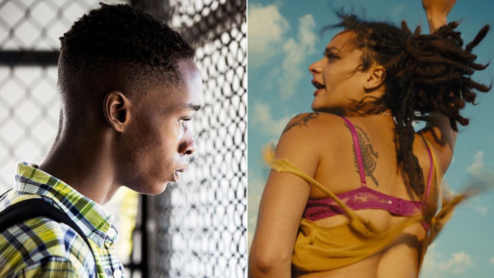 Ashton Sanders in Moonlight and Sasha Lane in American Honey