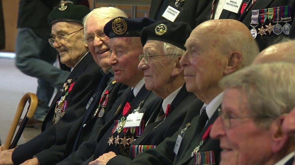 World War Two veterans who have received the Legion d'honneur in Truro