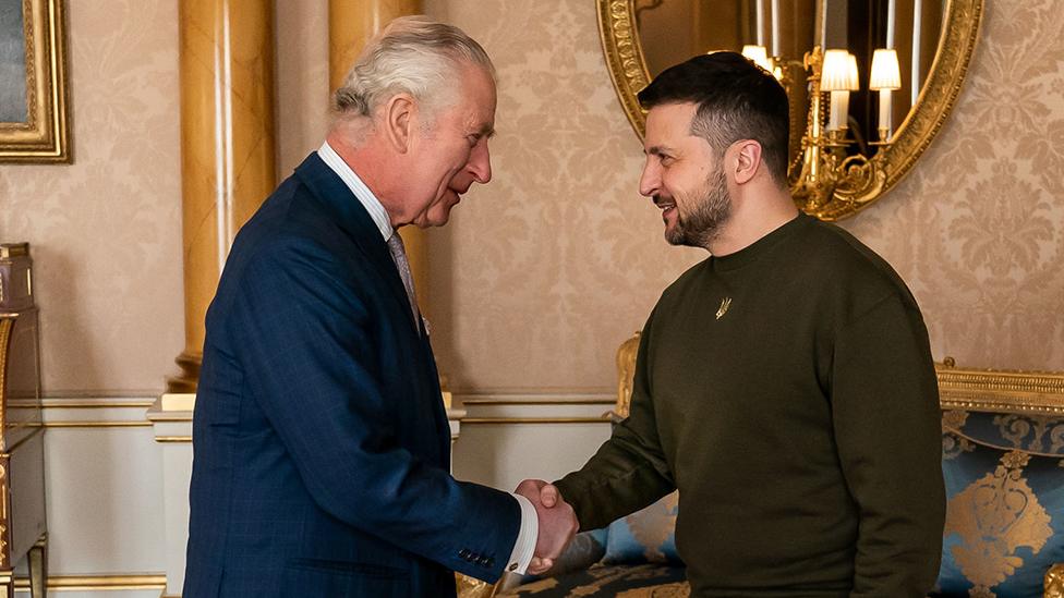 KIng Charles meeting Zelensky