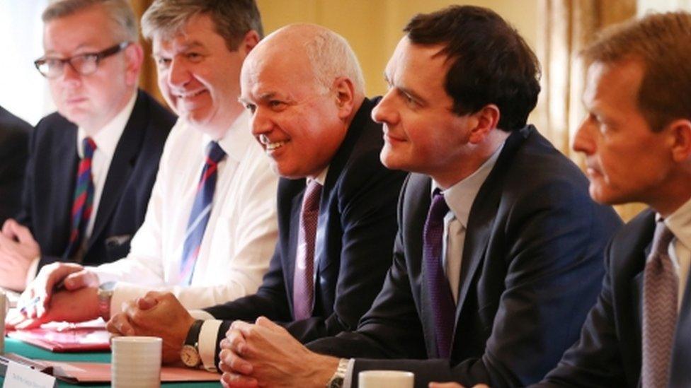 Iain Duncan Smith and George Osborne