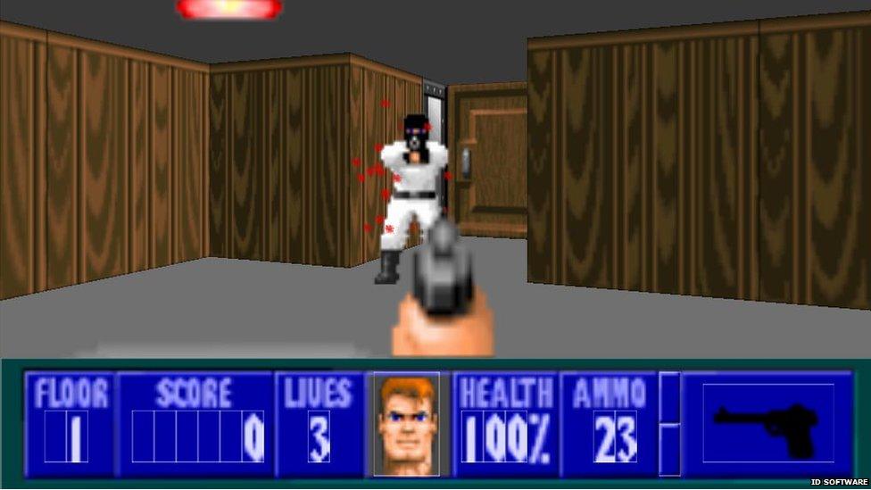 Wolfenstein 3D gameplay