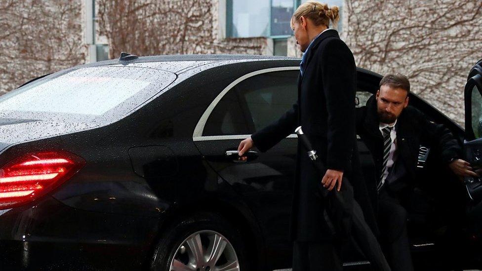 A UK government car in Brussels