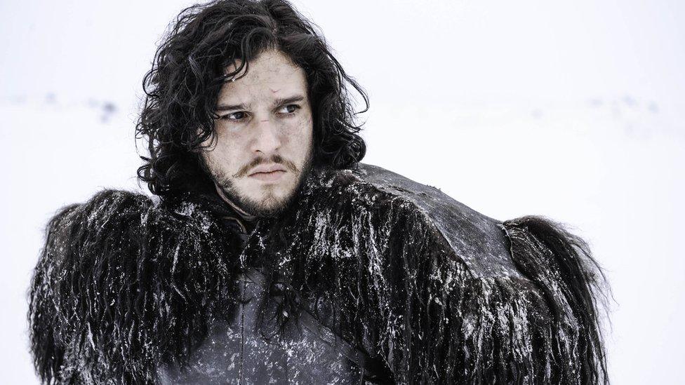 Actor Kit Harrington plays Jon Snow in the HBO series