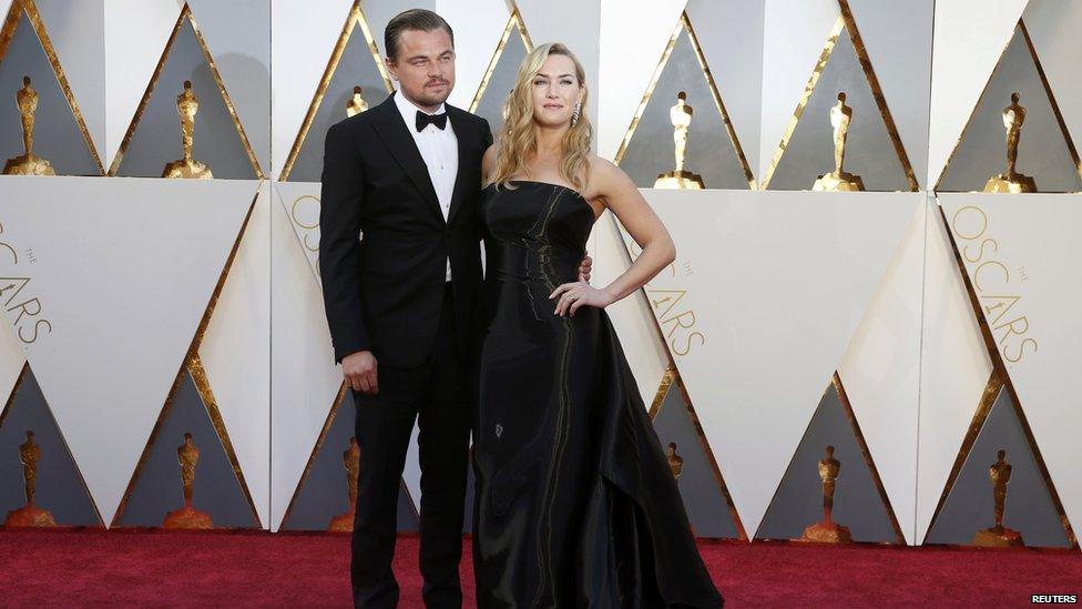 Leonardo DiCaprio and Kate Winslet