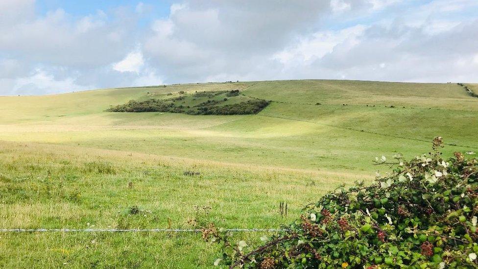 An "access island" in West Sussex