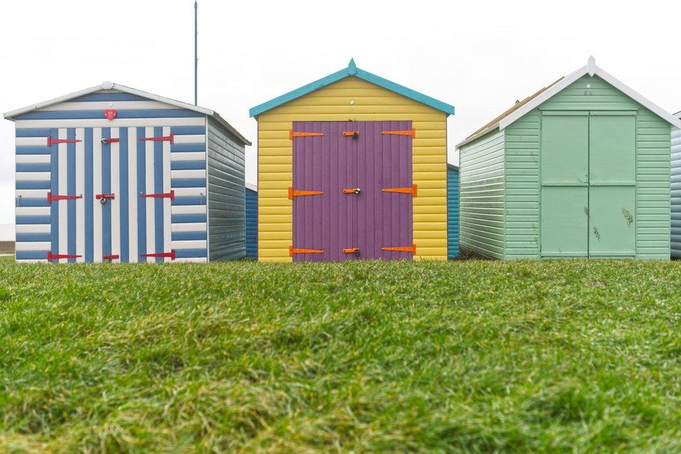 Beach huts