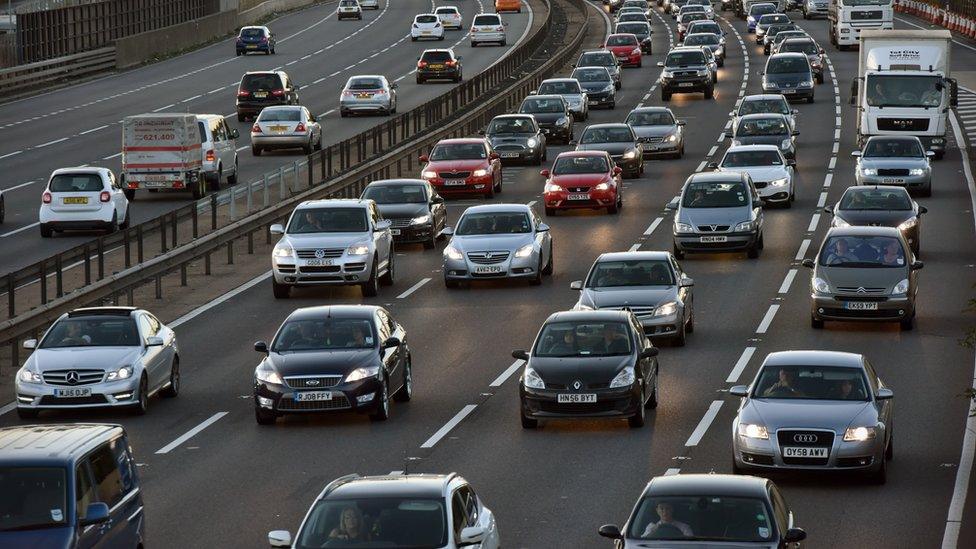 Traffic on motorway