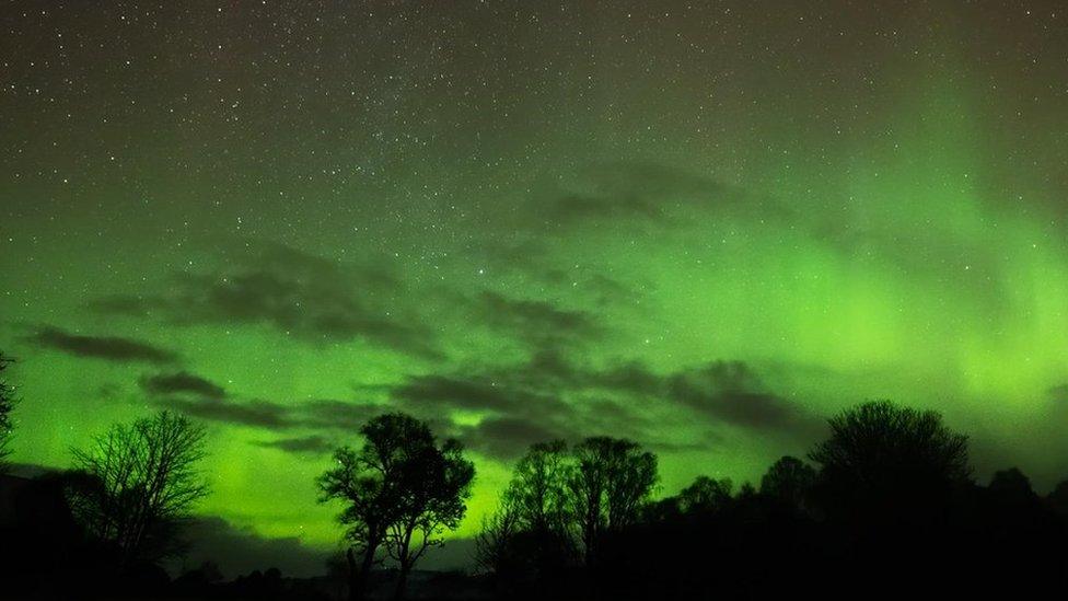 Northern Lights in Bonar Bridge