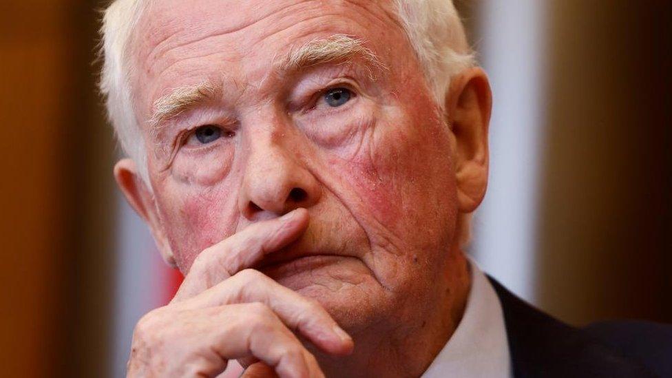 David Johnston, special rapporteur on foreign interference, holds a press conference about his findings and recommendations, in Ottawa