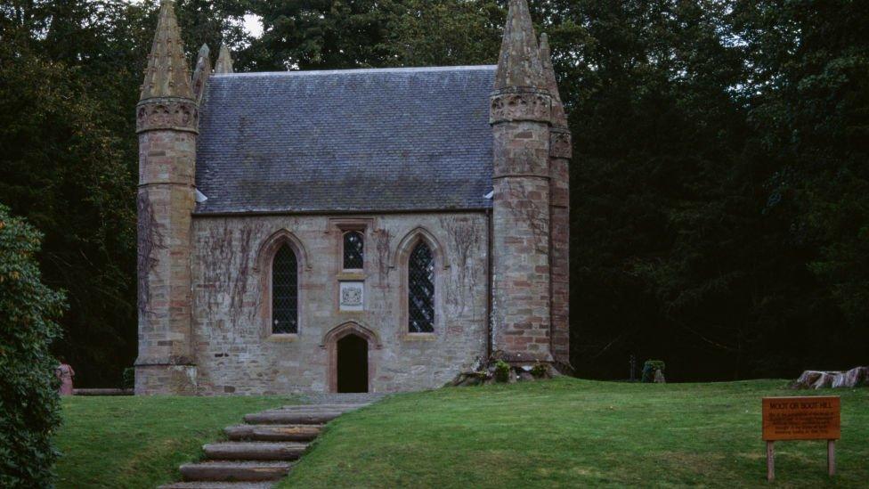 Medieval-looking chapel