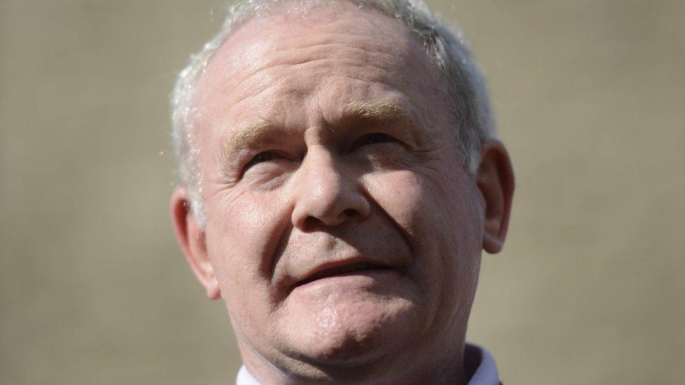 Deputy First Minister Martin McGuinness