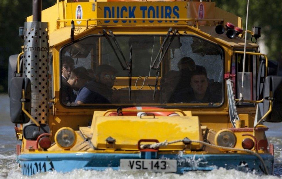 London Duck Tour vehicle