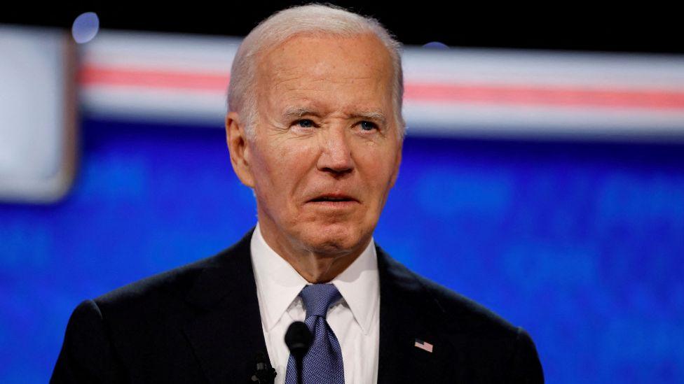 President Joe Biden attends the first presidential debate hosted by CNN in Atlanta, Georgia, US on 27 June, 2024