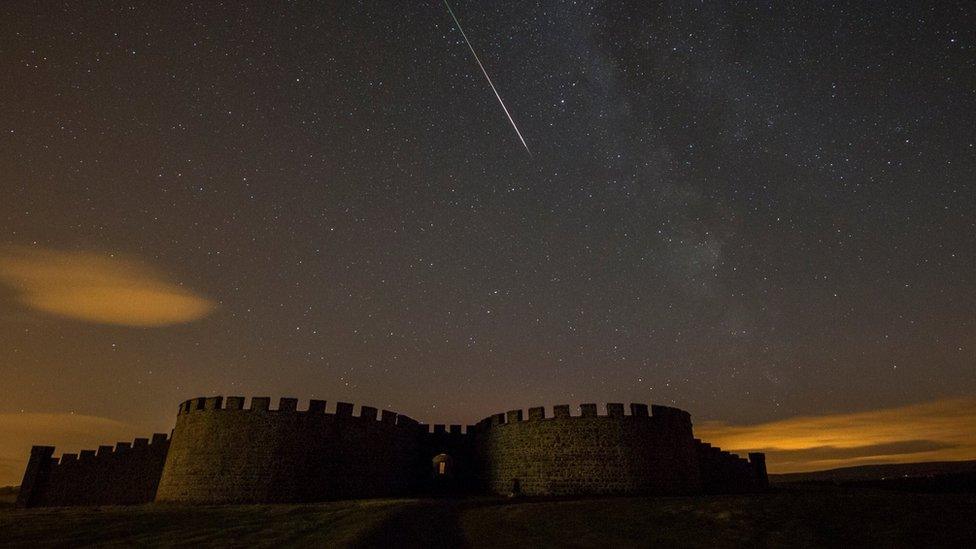 Perseid meteor shower Downhill 2018