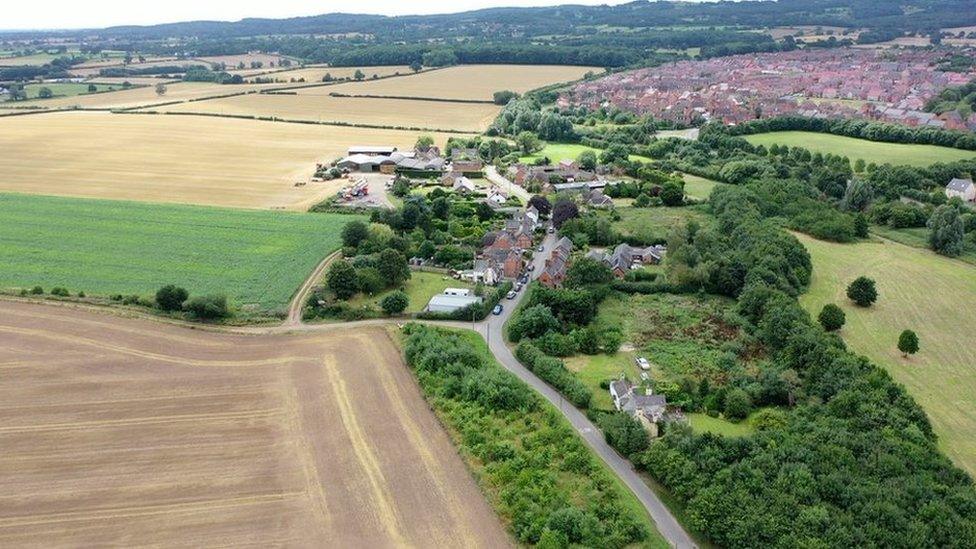 Aerial view of Woodthorpe